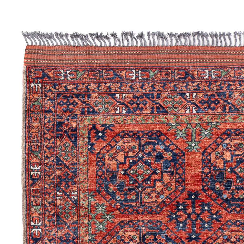 Afghan Teppich - Kunduz - 298 x 205 cm - hellrot
