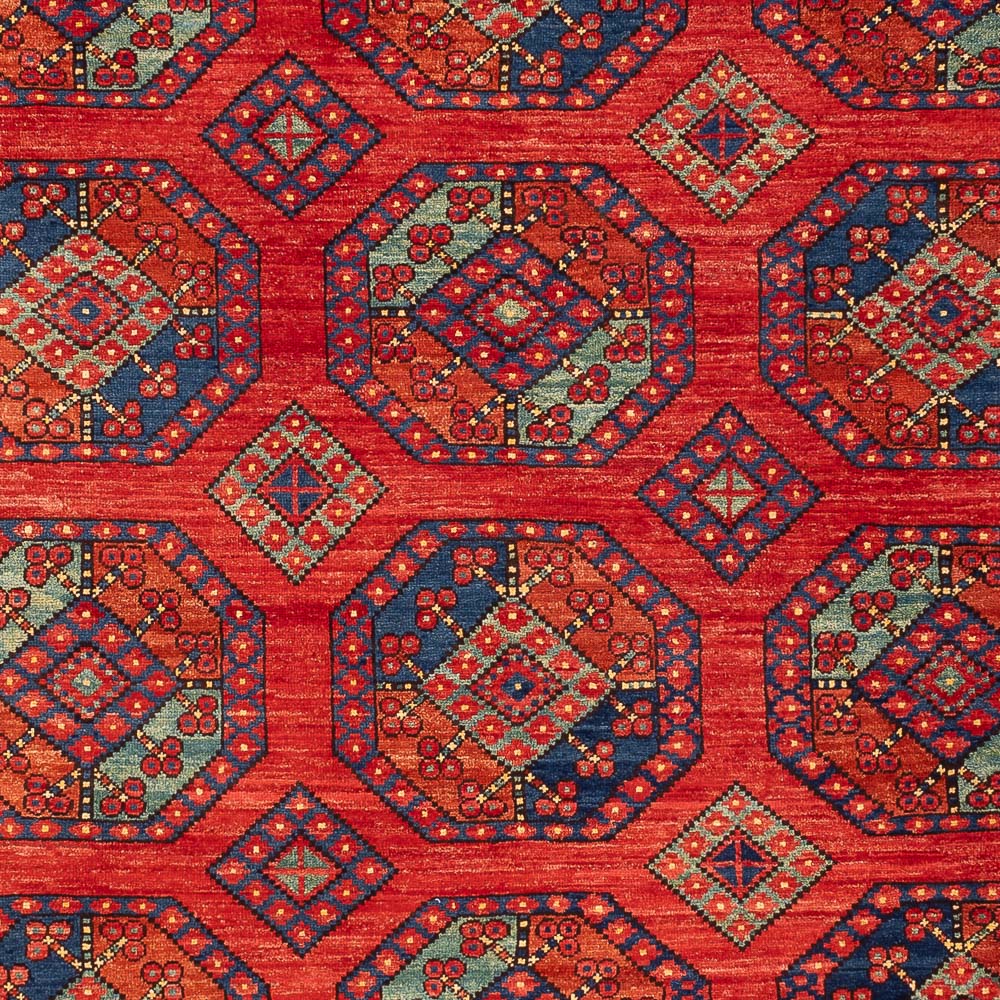 Afghan Teppich - Kunduz - 305 x 209 cm - rot