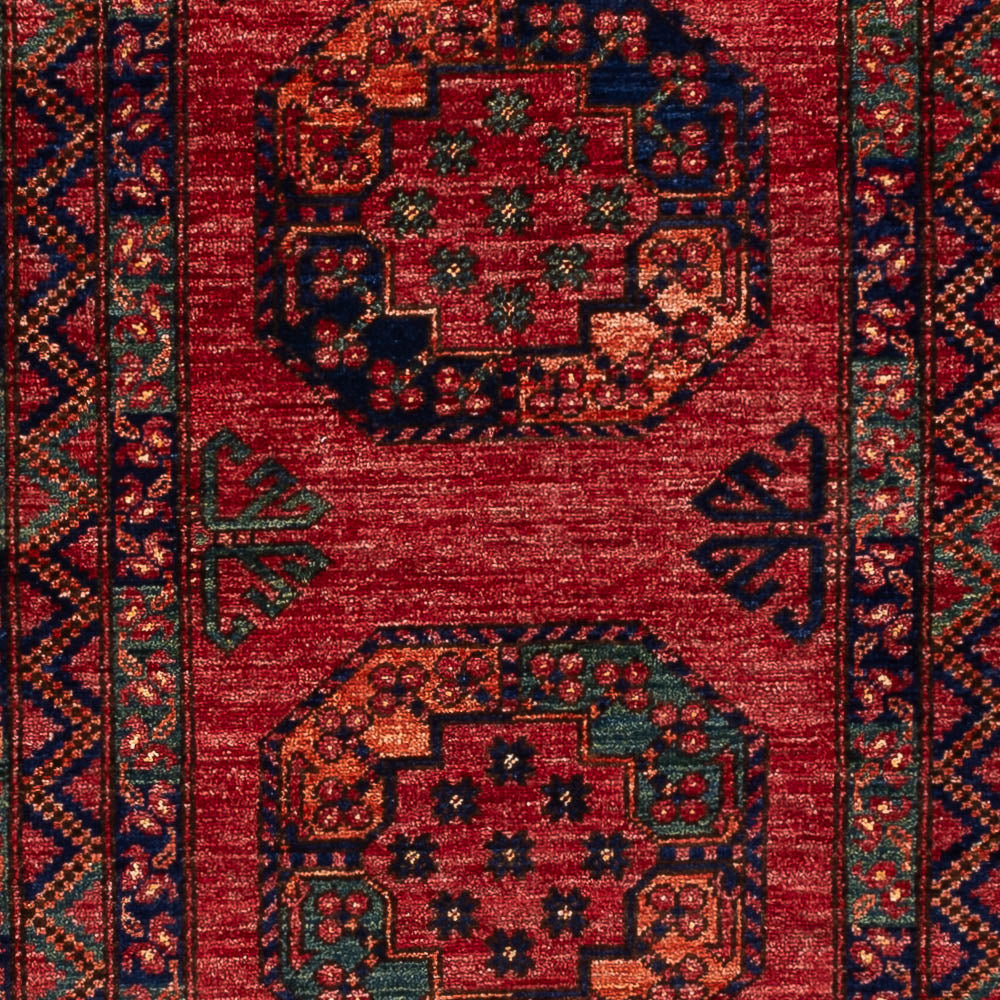 Läufer Afghan - Kunduz - 300 x 83 cm - rot