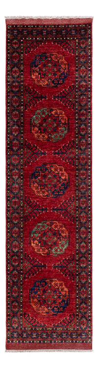 Läufer Afghan - Kunduz - 305 x 82 cm - rot