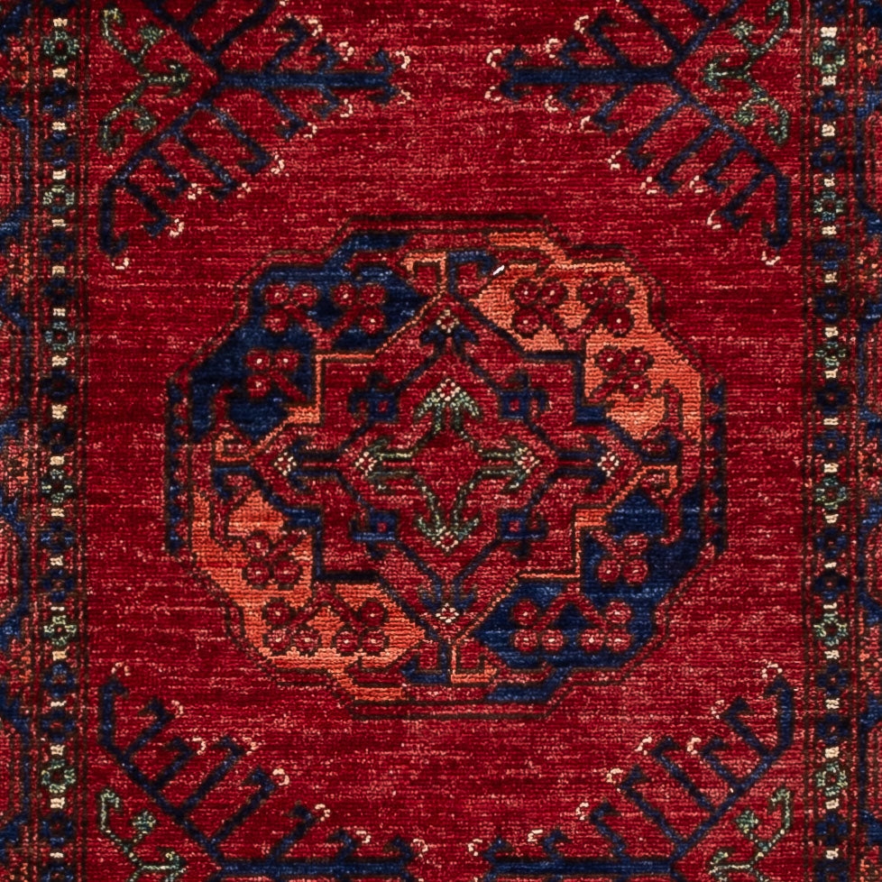 Läufer Afghan - Kunduz - 305 x 82 cm - rot