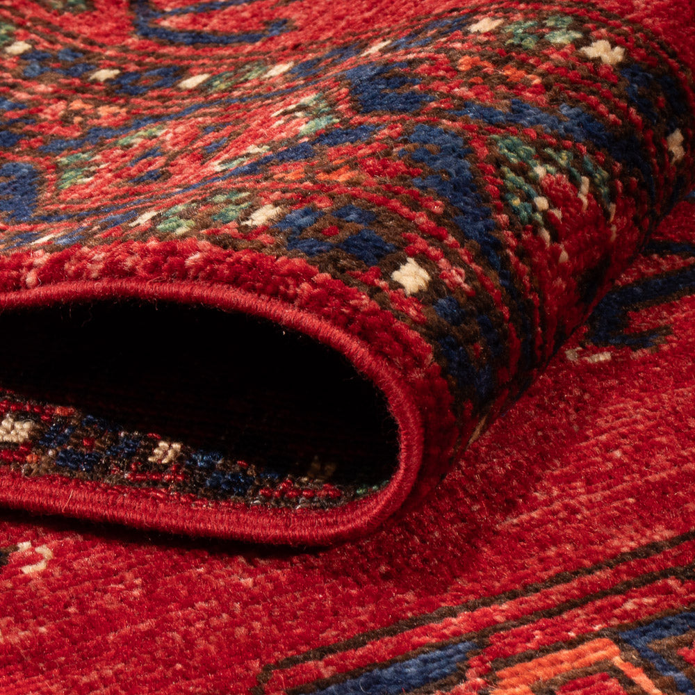 Läufer Afghan - Kunduz - 305 x 82 cm - rot