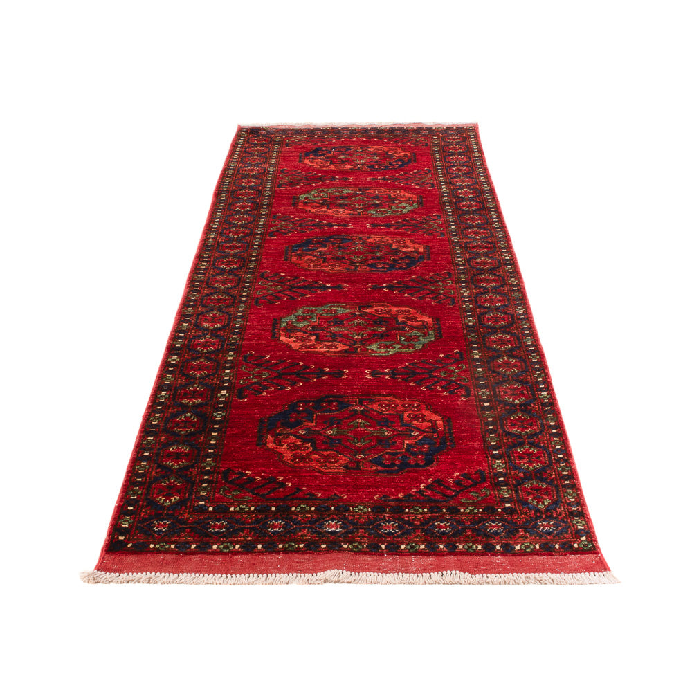 Läufer Afghan - Kunduz - 305 x 82 cm - rot