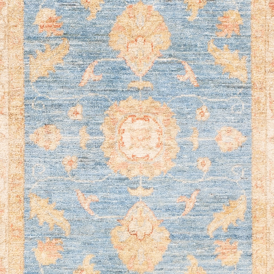 Läufer Ziegler - 294 x 84 cm - blau