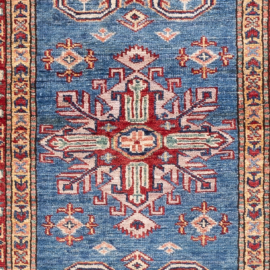 Läufer Ziegler - Kazak - 240 x 75 cm - blau
