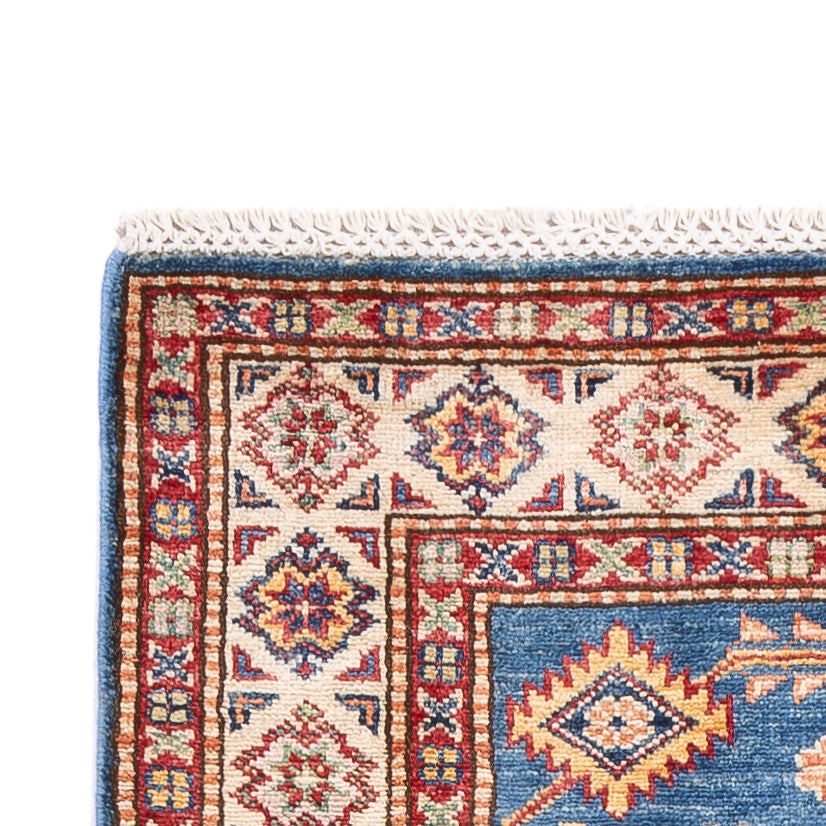 Läufer Ziegler - Kazak - 252 x 75 cm - blau