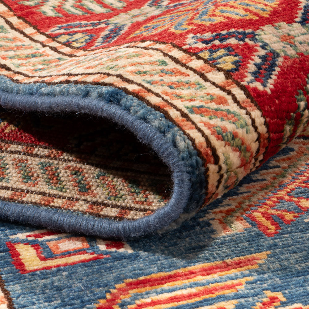 Läufer Ziegler - Kazak - 307 x 83 cm - blau