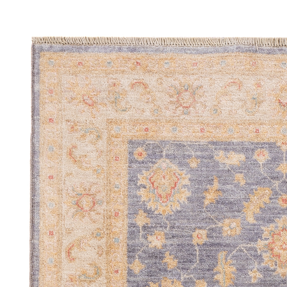 Ziegler Teppich 101x148cm - Orientteppich - petrolblau