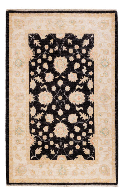 Ziegler Teppich - 100 x 154 cm - schwarz