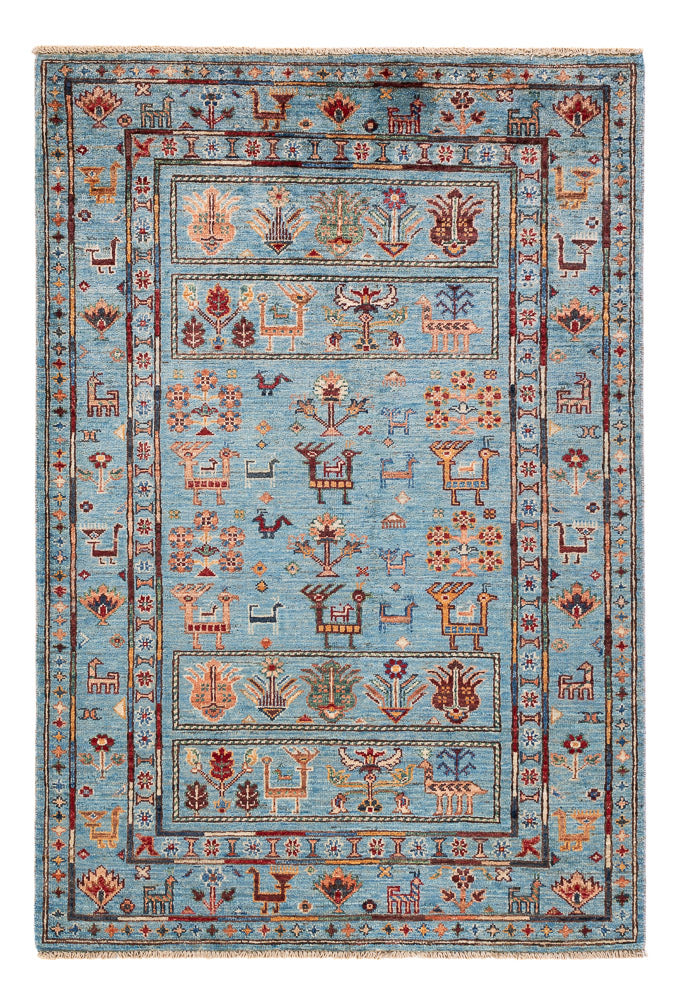 Ziegler Teppich - Ariana - 150 x 102 cm - hellblau
