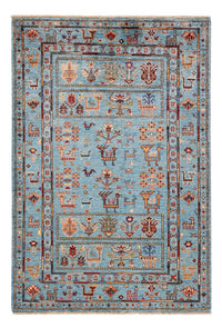 Ziegler Teppich - Ariana - 150 x 102 cm - hellblau