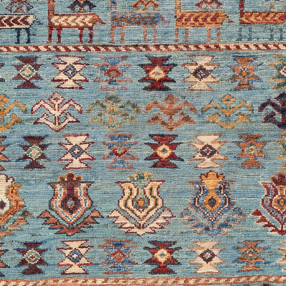 Ziegler Teppich - Ariana - 149 x 103 cm - hellblau