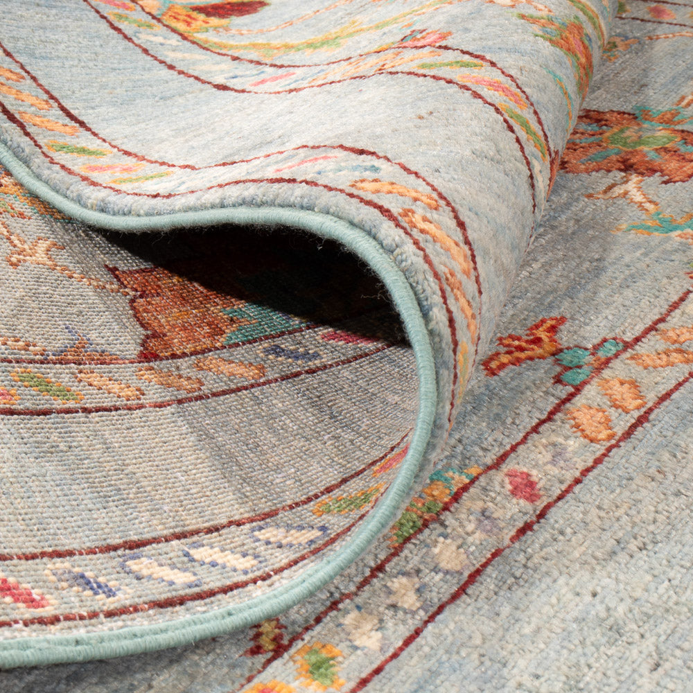 Ziegler Teppich - Ariana - 148 x 102 cm - blau