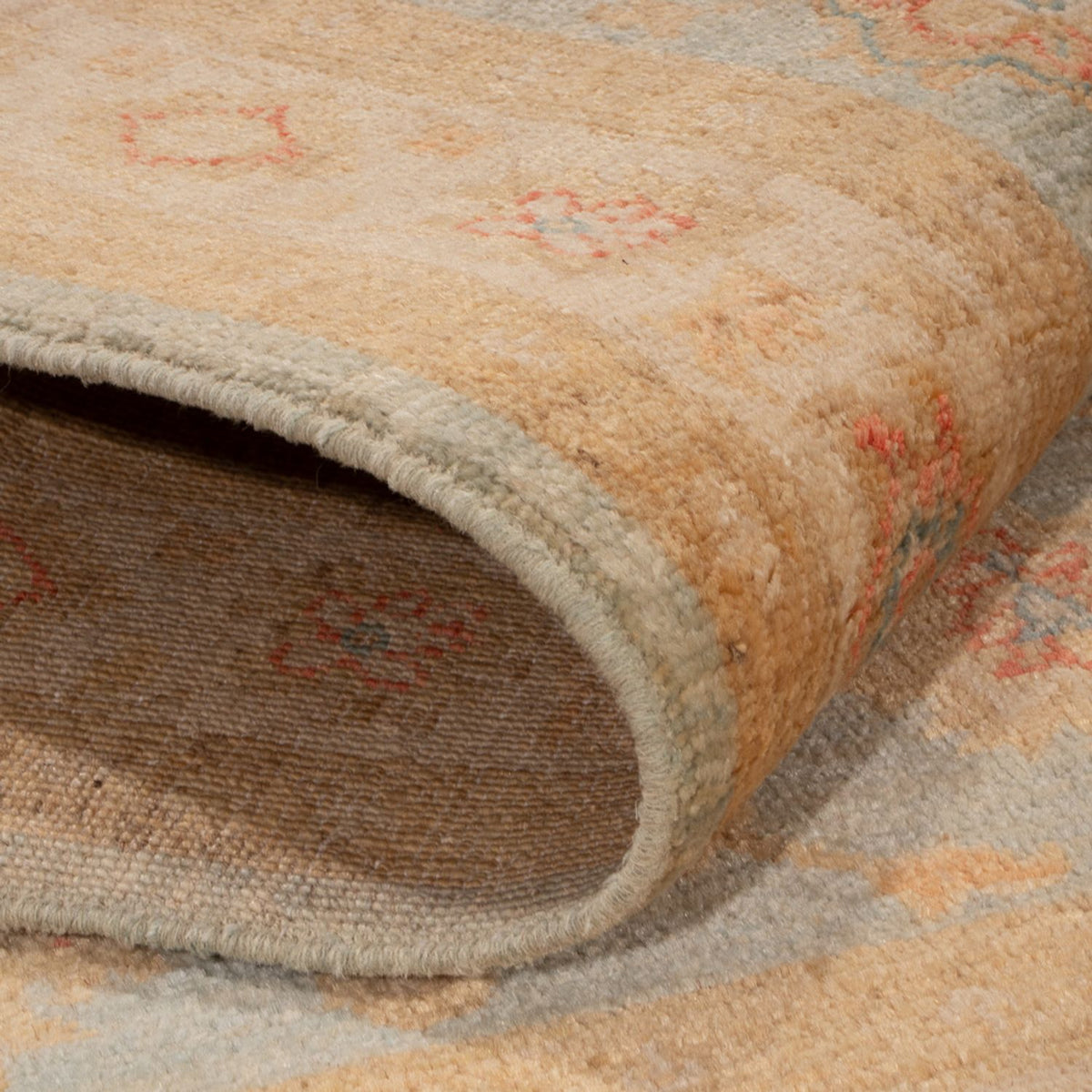 Ziegler Teppich - 151 x 103 cm - hellblau