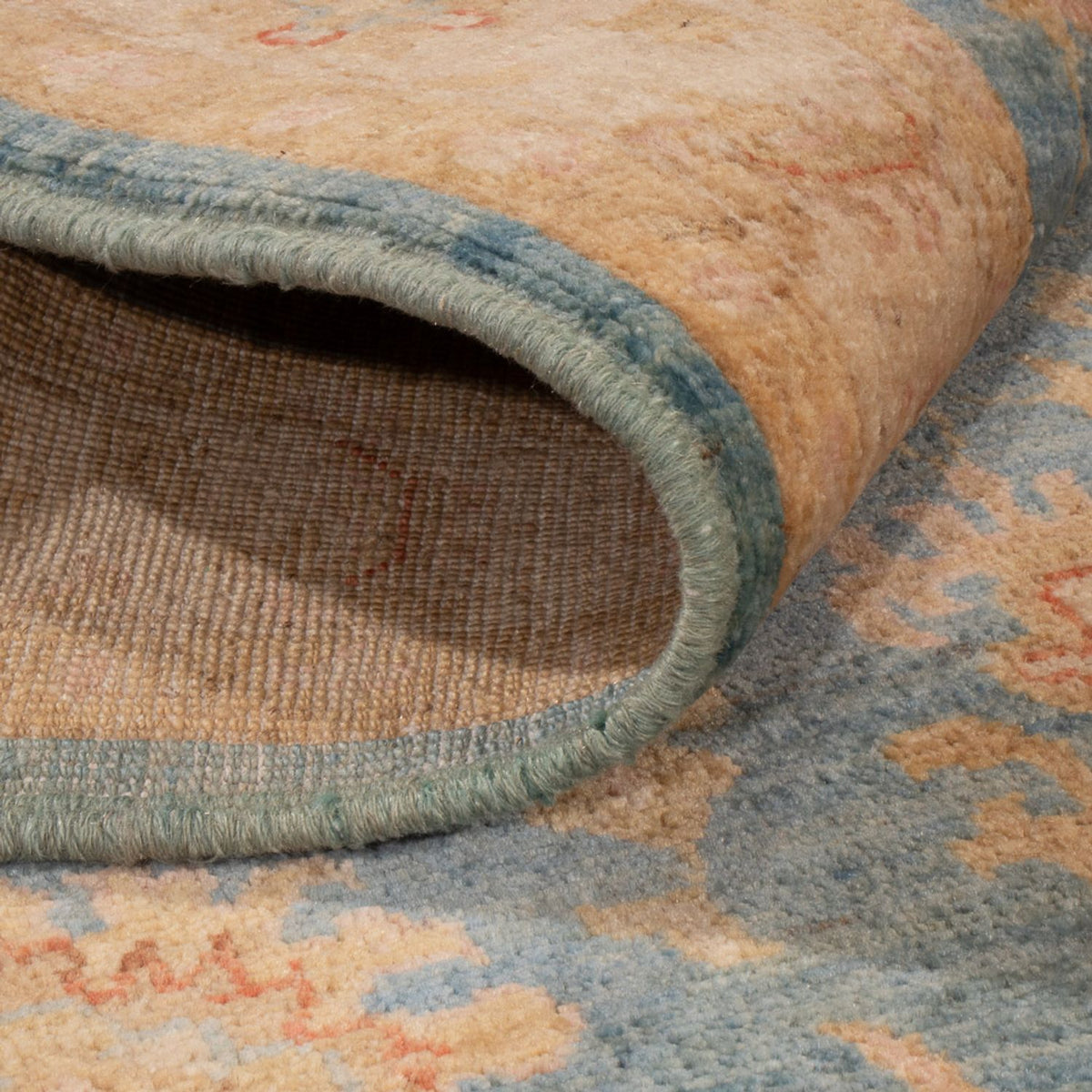 Ziegler Teppich - 153 x 102 cm - blau