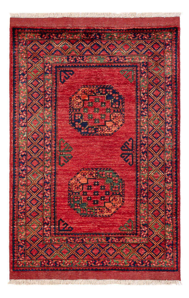 Afghan Teppich - 151 x 101 cm - rot