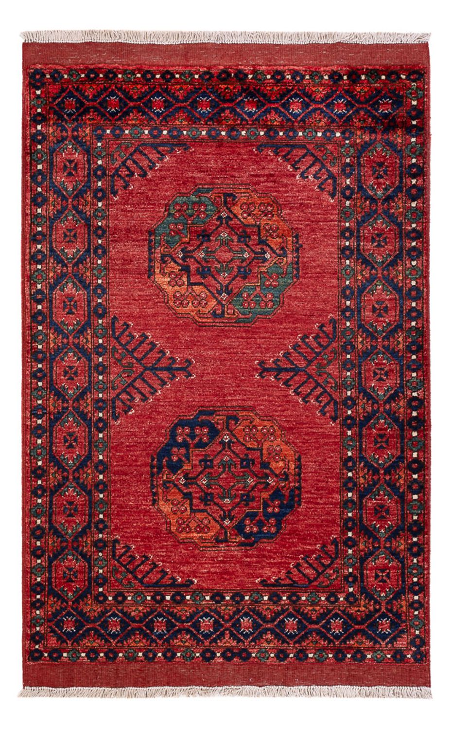 Afghan Teppich - 153 x 103 cm - rot