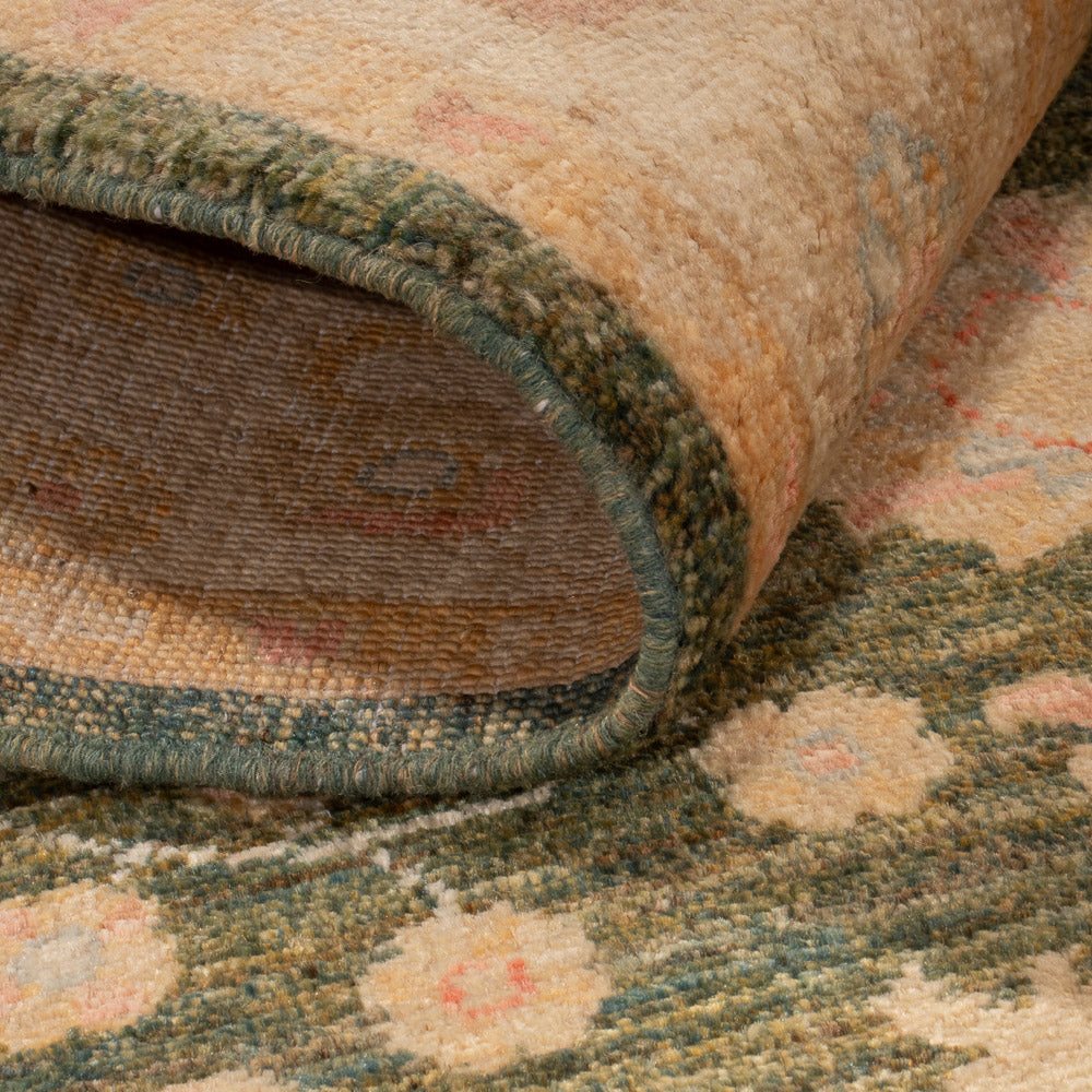 Ziegler Teppich - 148 x 103 cm - olivgrün