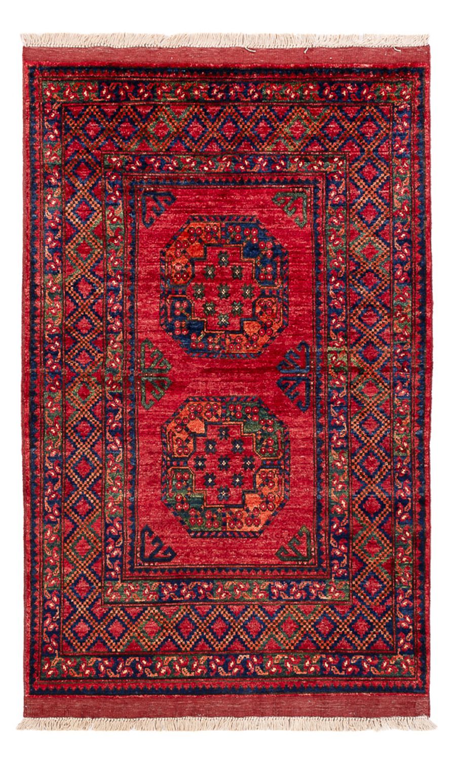 Afghan Teppich - 155 x 100 cm - rot
