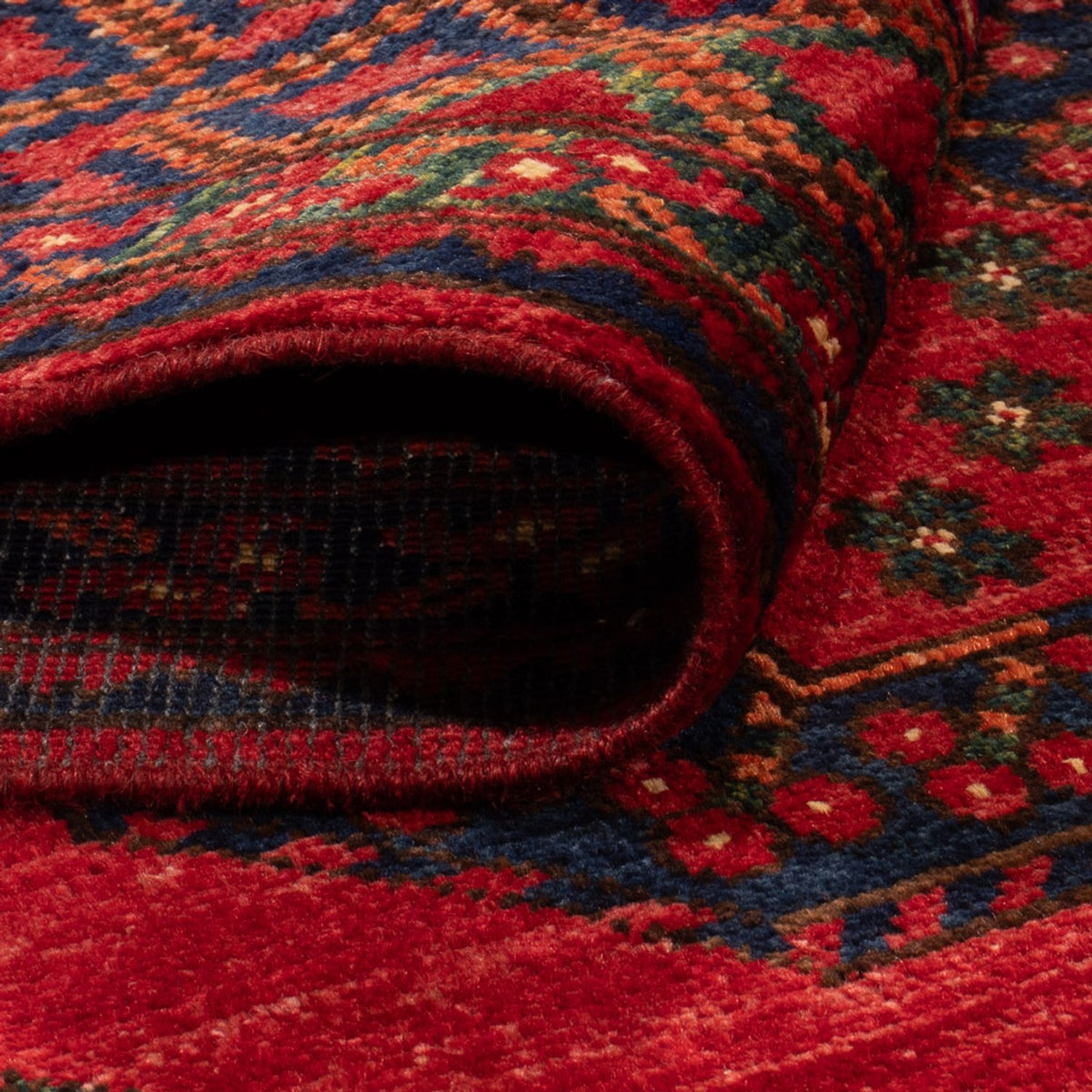 Afghan Teppich - 155 x 100 cm - rot
