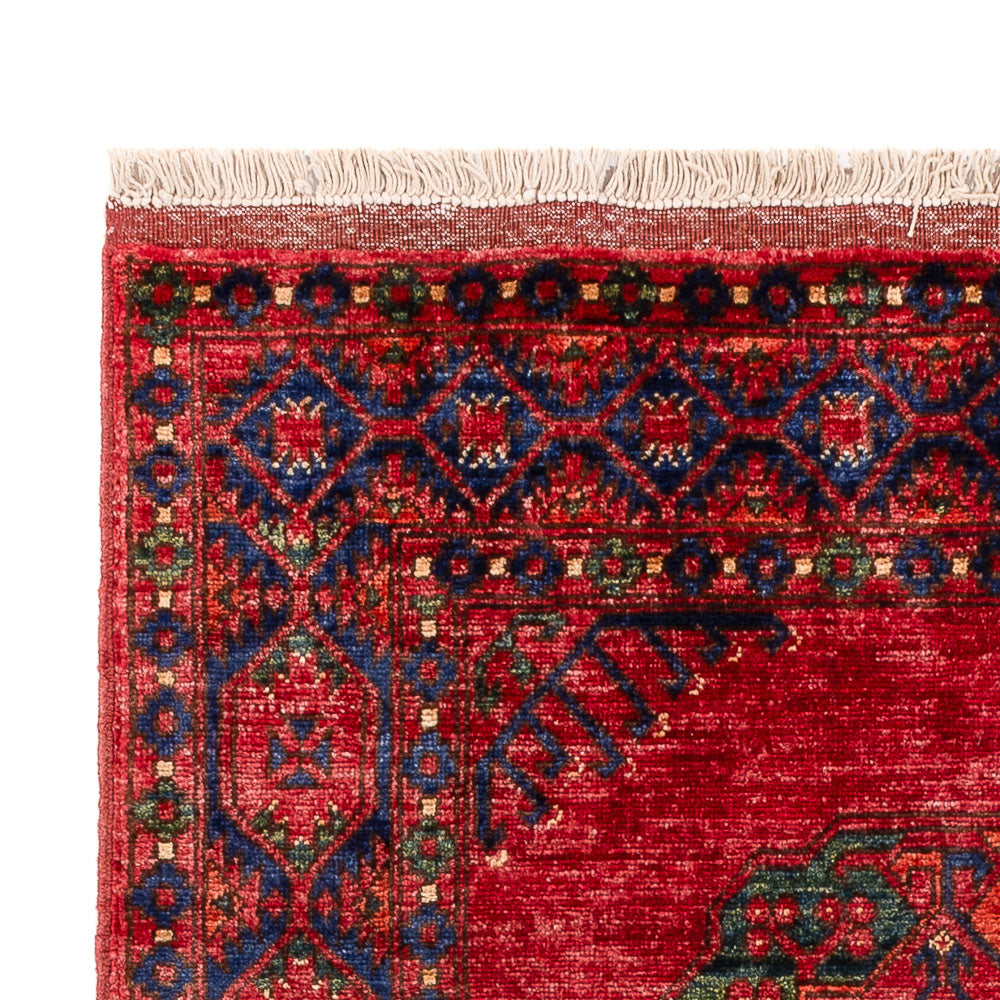 Afghan Teppich - 150 x 100 cm - rot