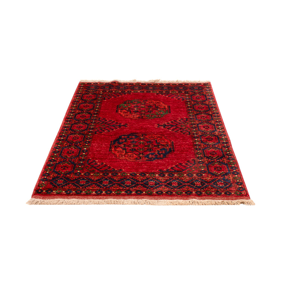 Afghan Teppich - 150 x 100 cm - rot