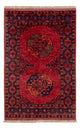 Afghan Teppich - 152 x 99 cm - rot