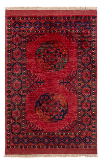 Afghan Teppich - 151 x 103 cm - rot