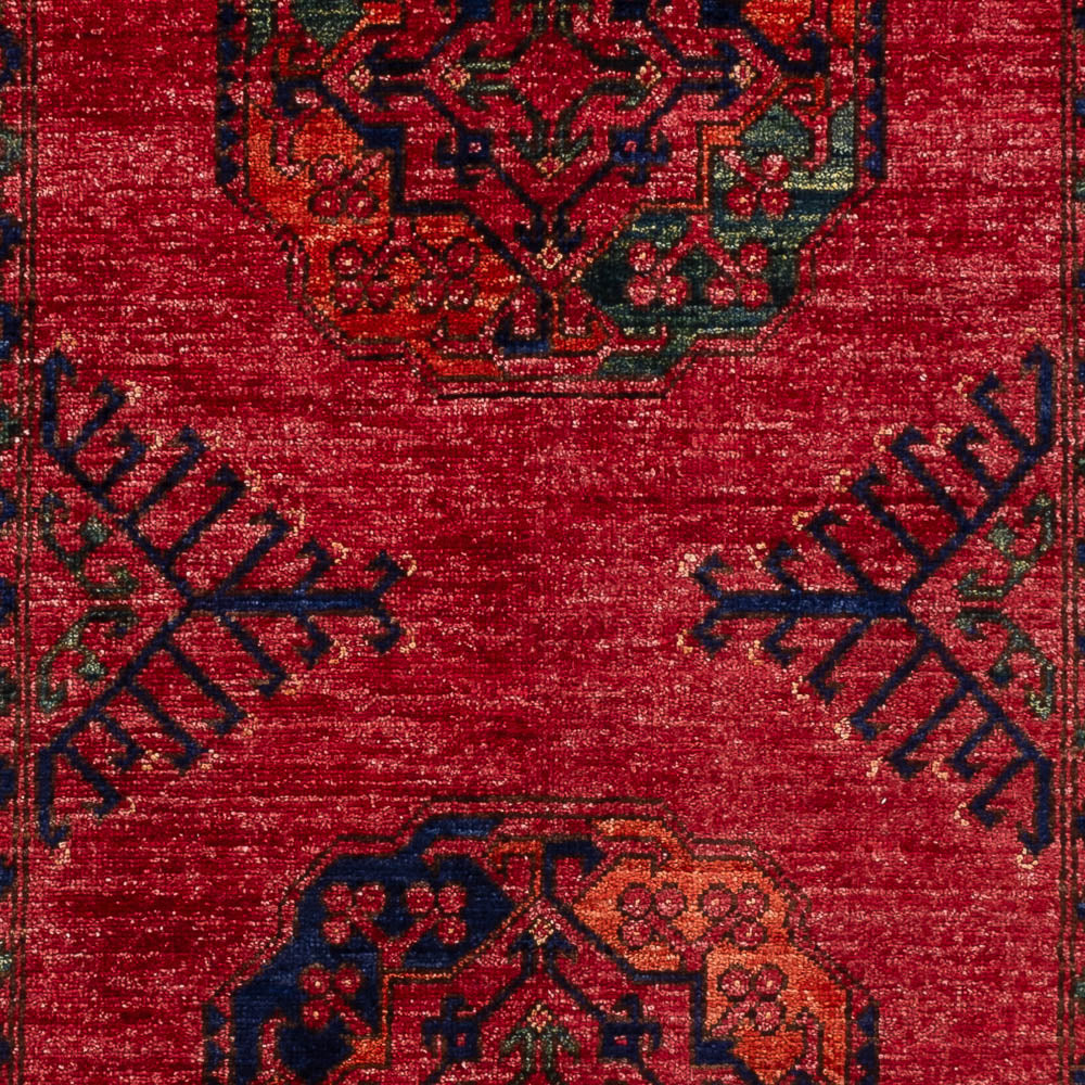Afghan Teppich - 151 x 103 cm - rot