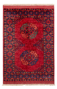Afghan Teppich - 151 x 102 cm - rot