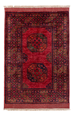 Afghan Teppich - 150 x 103 cm - rot