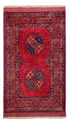Afghan Teppich - 163 x 100 cm - rot