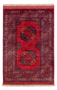 Afghan Teppich - 150 x 102 cm - rot