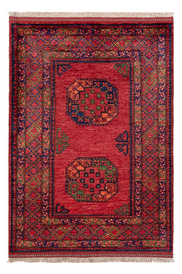 Afghan Teppich - 154 x 108 cm - rot