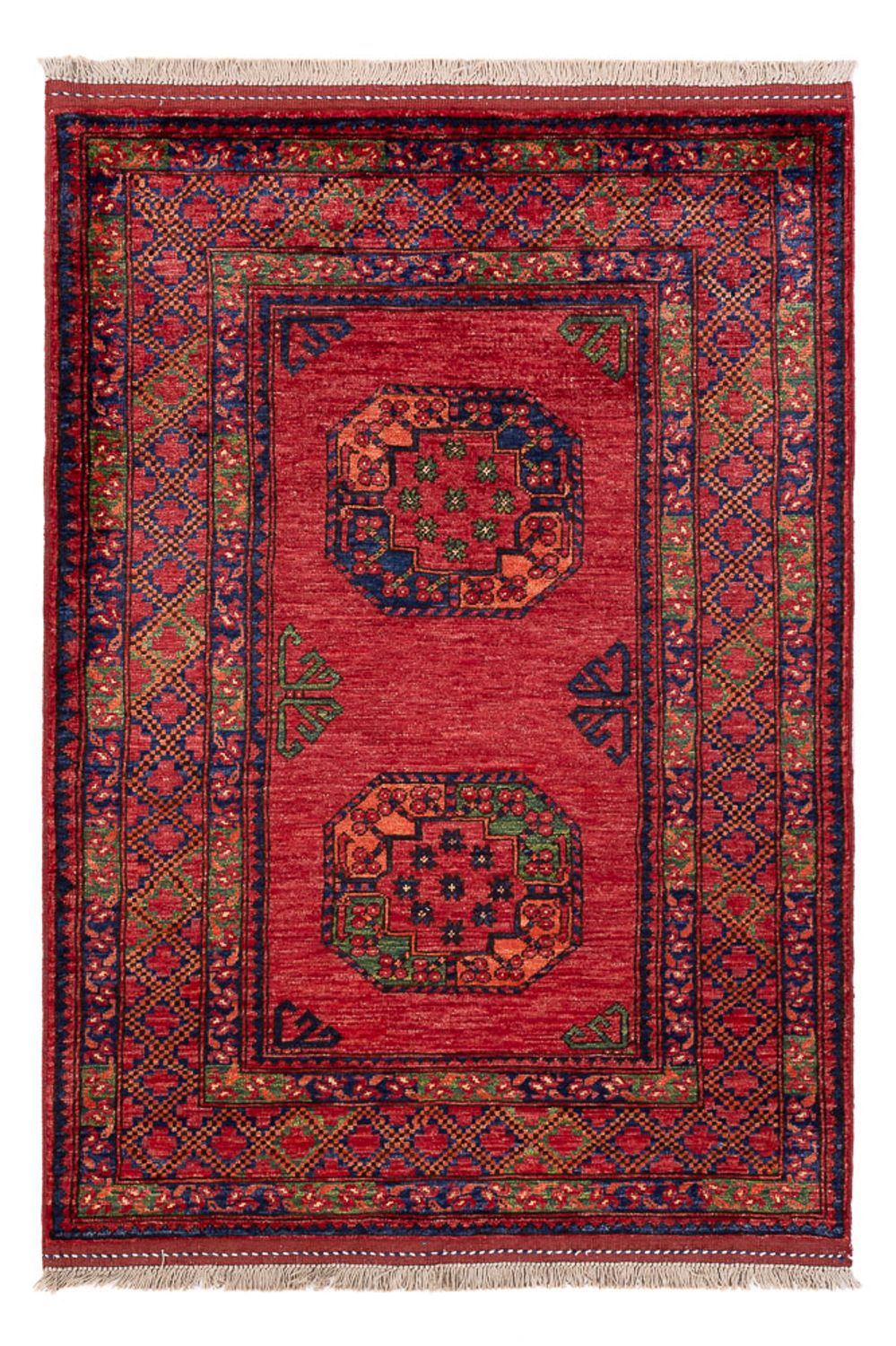 Afghan Teppich - 154 x 108 cm - rot