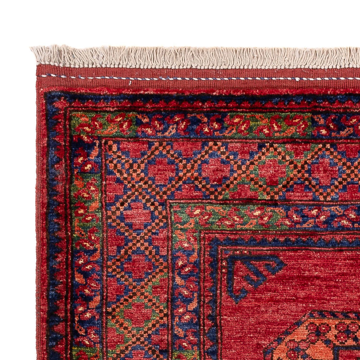 Afghan Teppich - 154 x 108 cm - rot