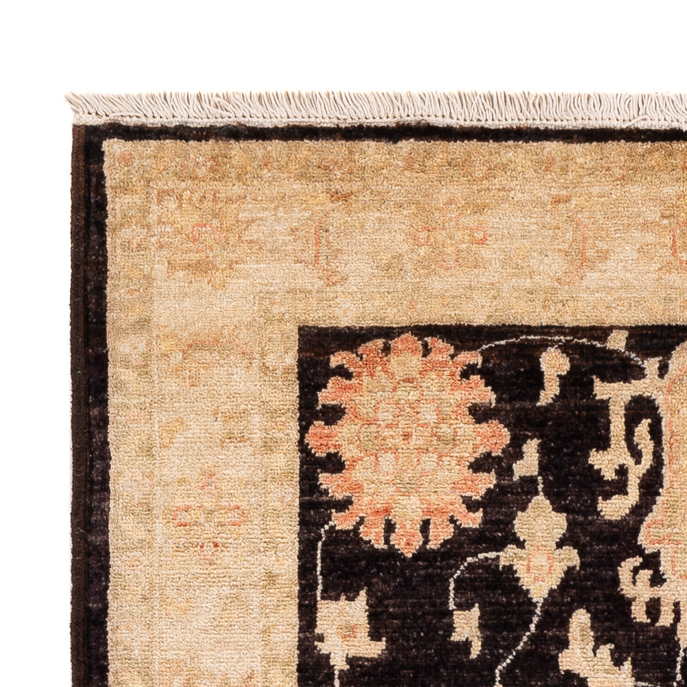 Ziegler Teppich - 153 x 99 cm - schwarz