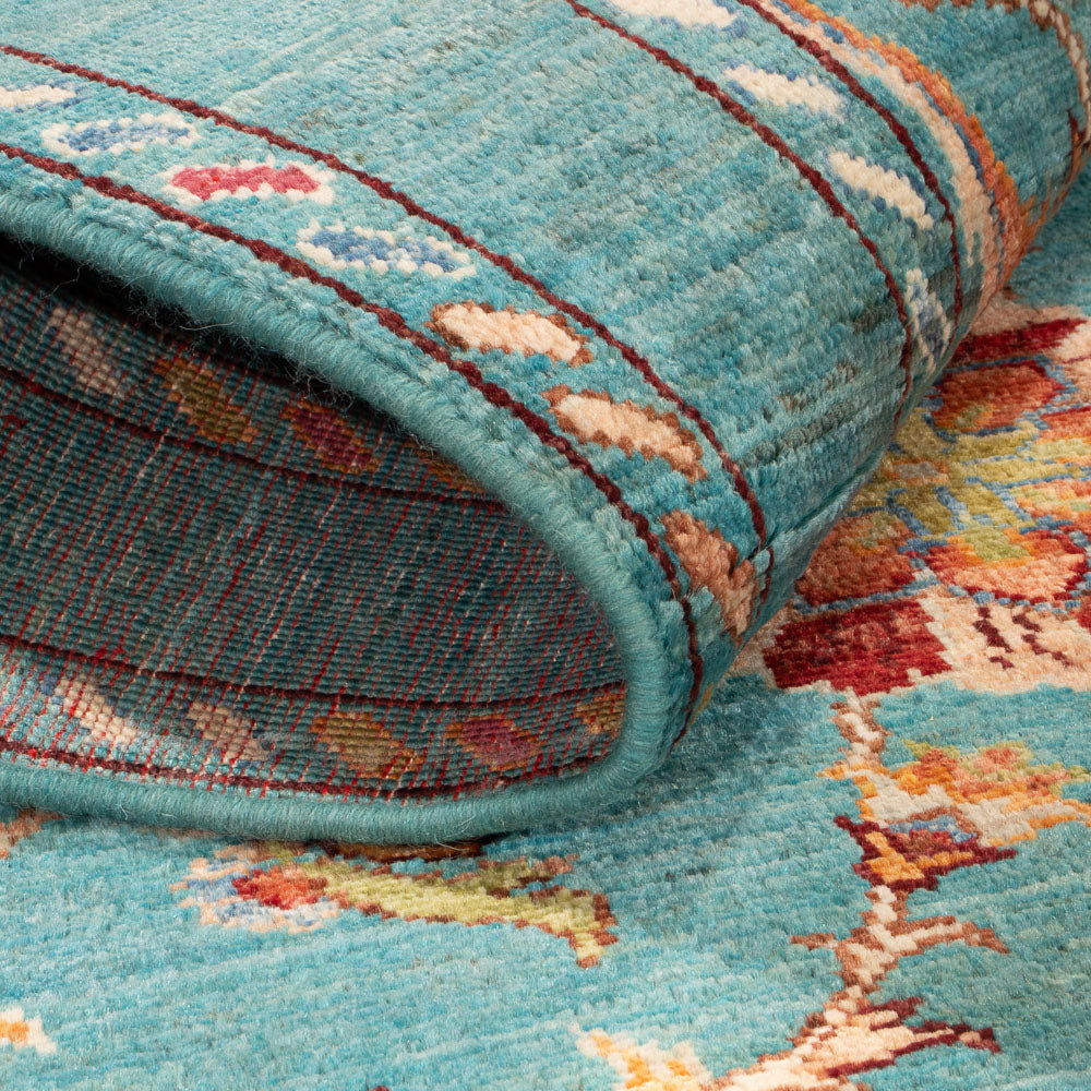 Ziegler Teppich - Ariana - 153 x 102 cm - türkis