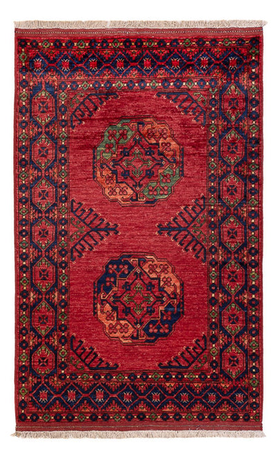 Afghan Teppich - 99 x 158 cm - rot