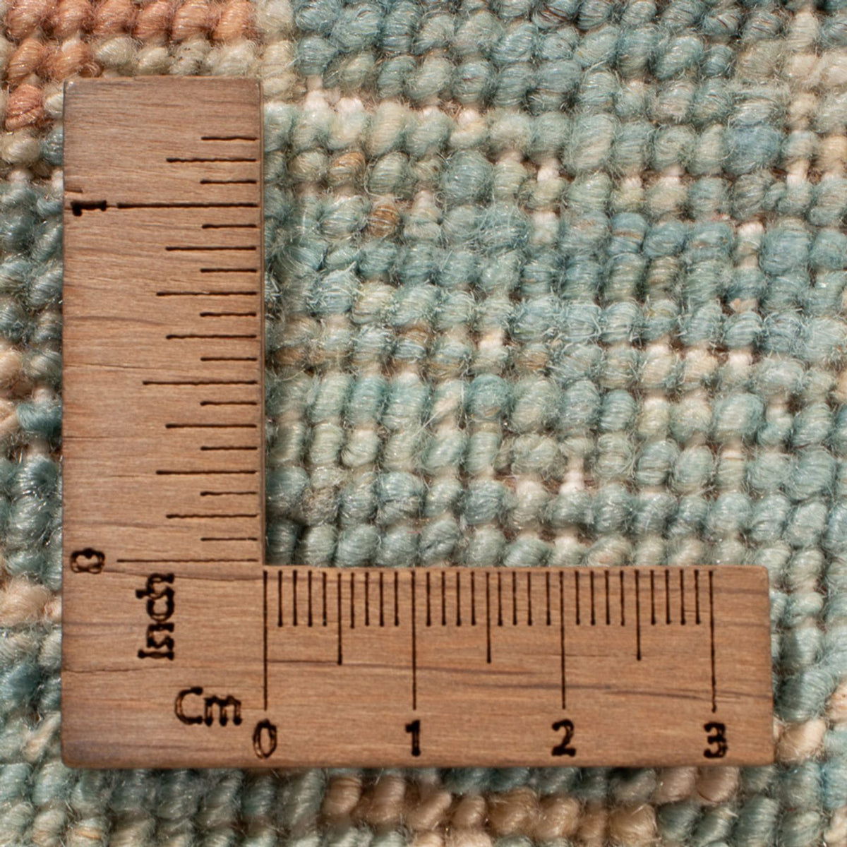 Ziegler Teppich - 147 x 103 cm - seeblau