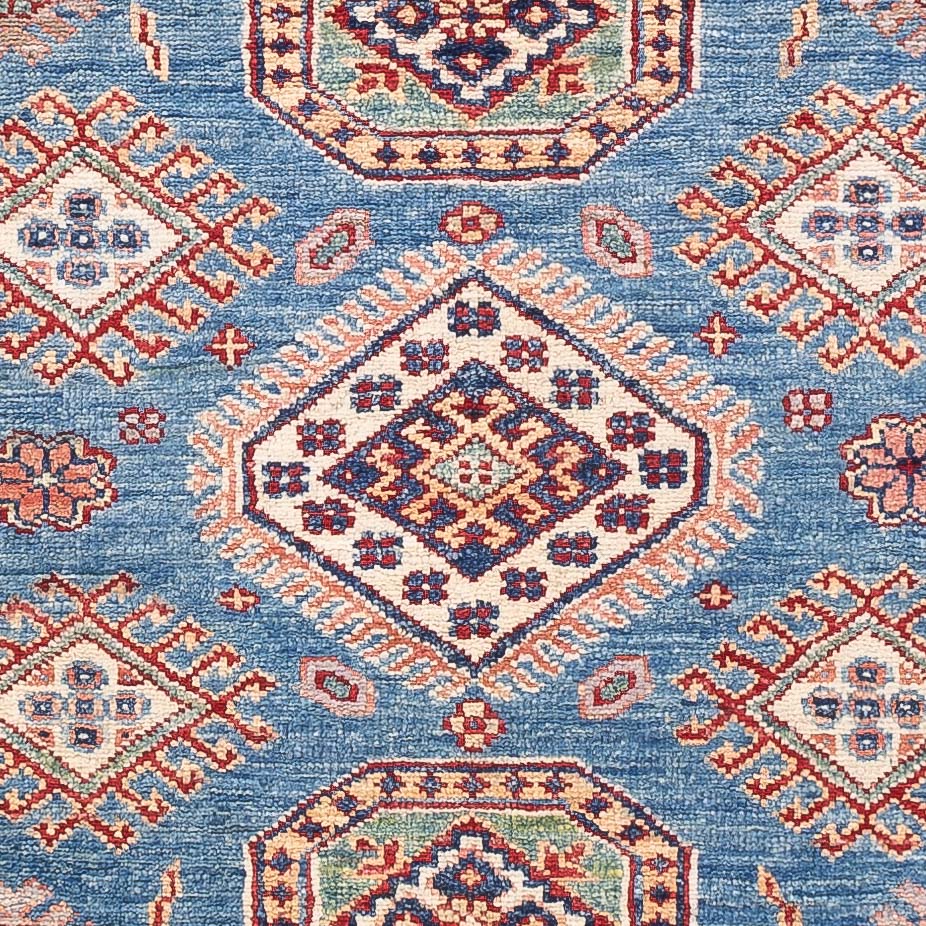 Ziegler Teppich - Kazak - 155 x 99 cm - blau