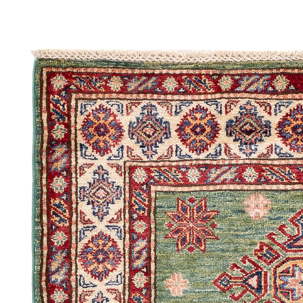 Ziegler Teppich - Kazak - 158 x 99 cm - grün
