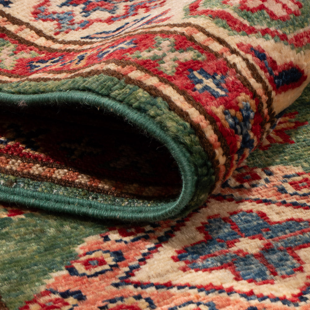 Ziegler Teppich - Kazak - 155 x 104 cm - grün