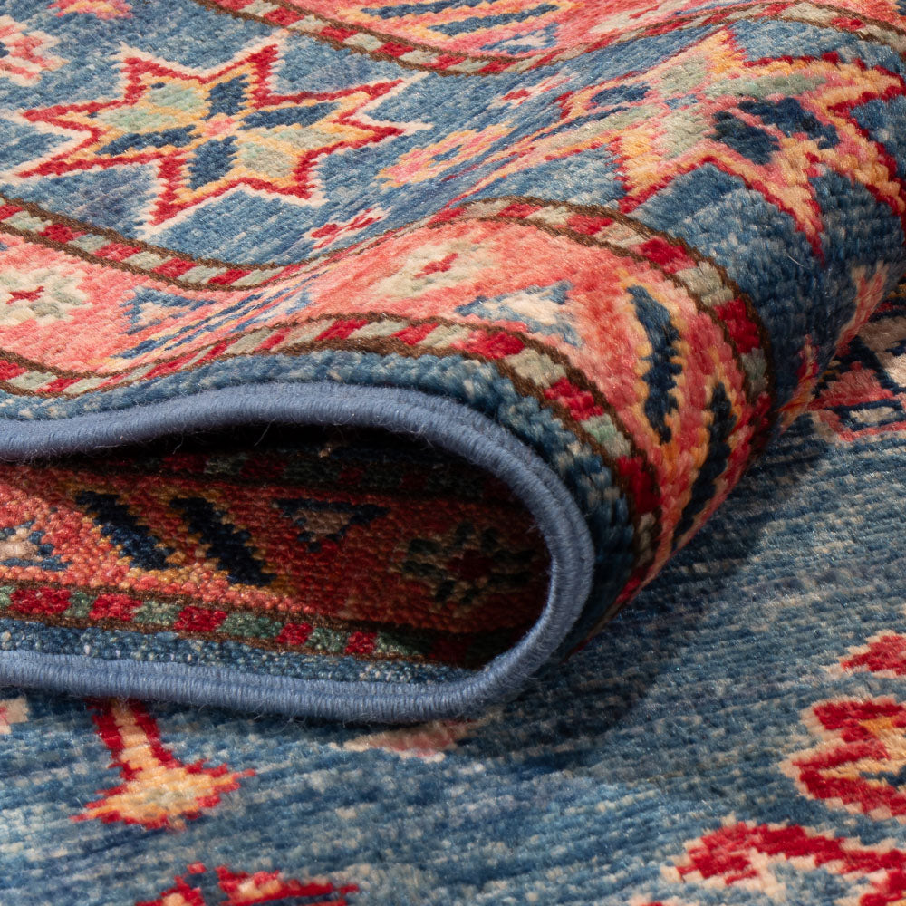 Ziegler Teppich - Kazak - 152 x 97 cm - blau