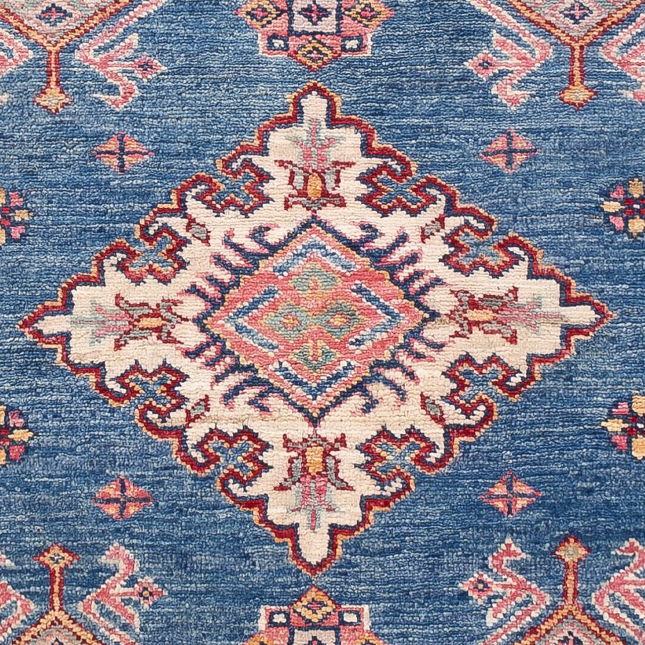 Ziegler Teppich - Kazak - 152 x 99 cm - blau