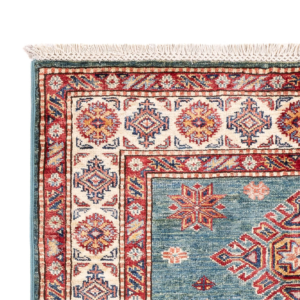 Ziegler Teppich - Kazak - 148 x 99 cm - grün