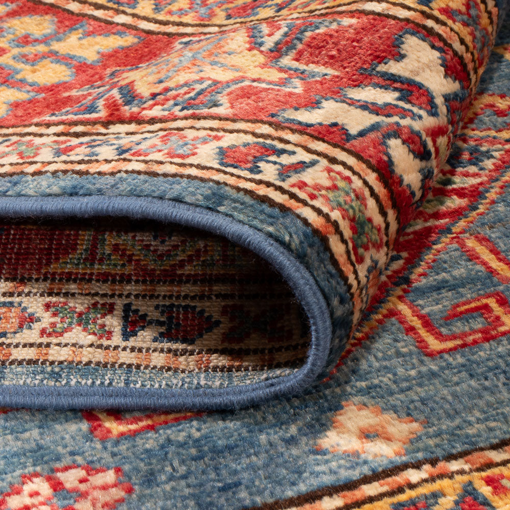 Ziegler Teppich - Kazak - 154 x 99 cm - blau