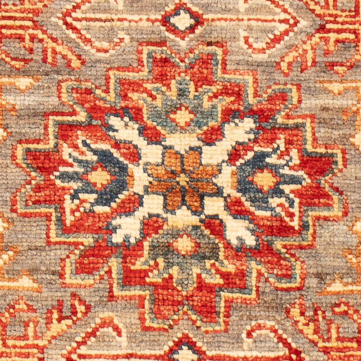 Ziegler Teppich - Kazak - Royal - 94 x 58 cm - dunkelbeige
