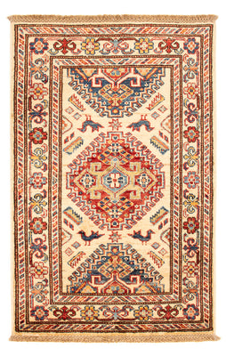 Ziegler Teppich - Kazak - Royal - 92 x 57 cm - hellbeige