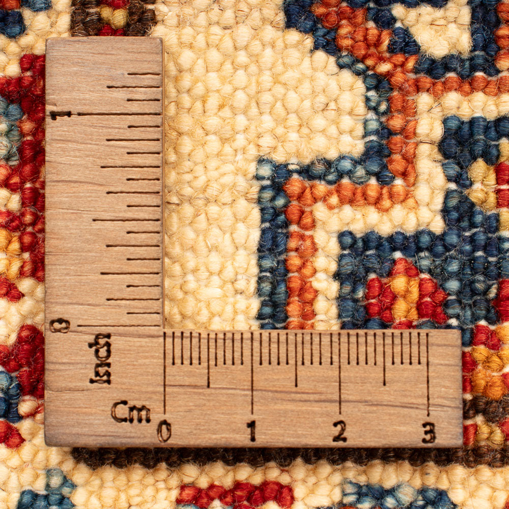 Ziegler Teppich - Kazak - Royal - 92 x 57 cm - hellbeige